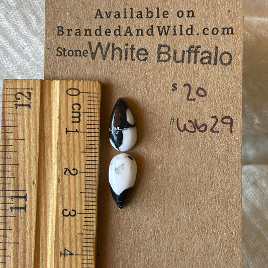 White Buffalo Cabochon - WB29