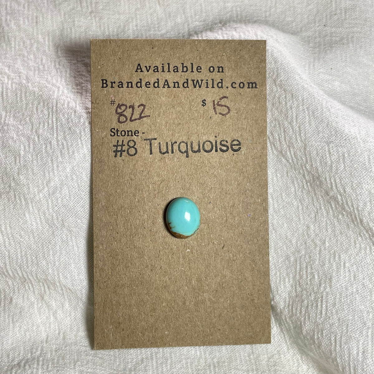 #8 Turquoise Cabochon - #822