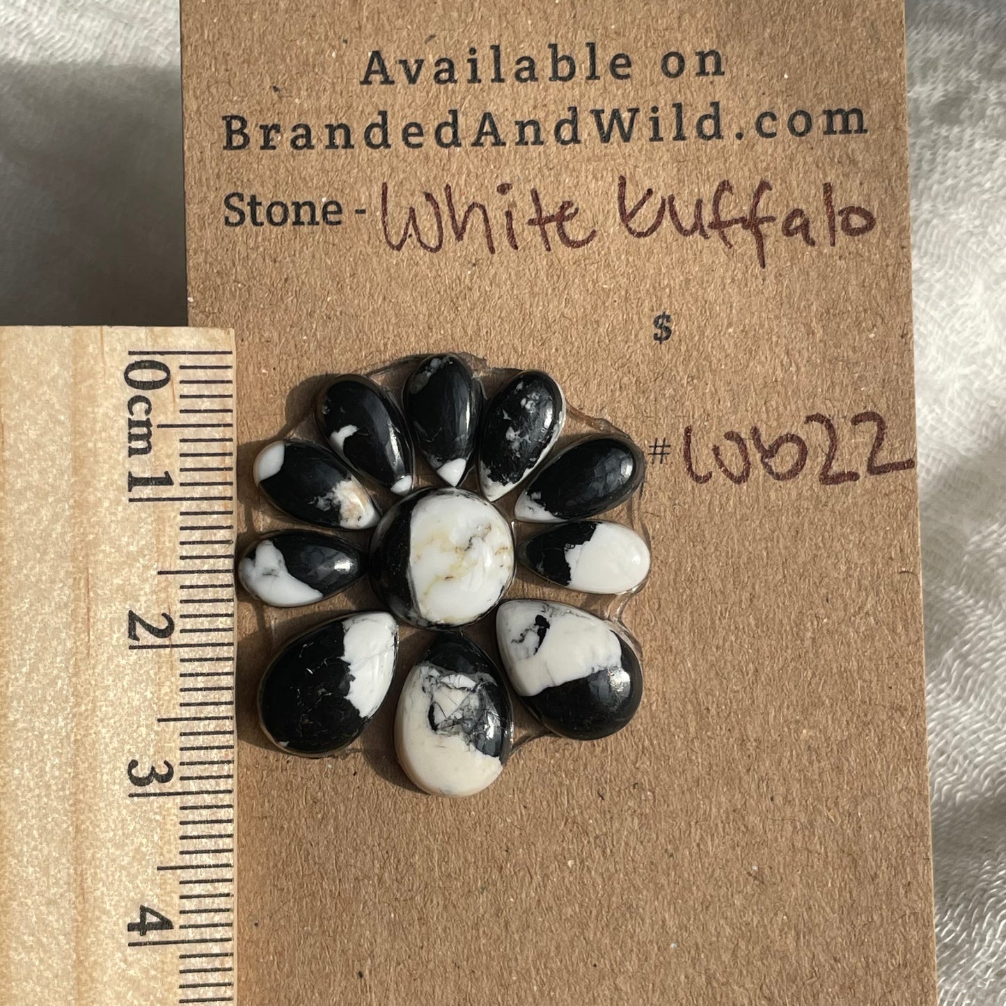 White Buffalo Cabochon - WB22