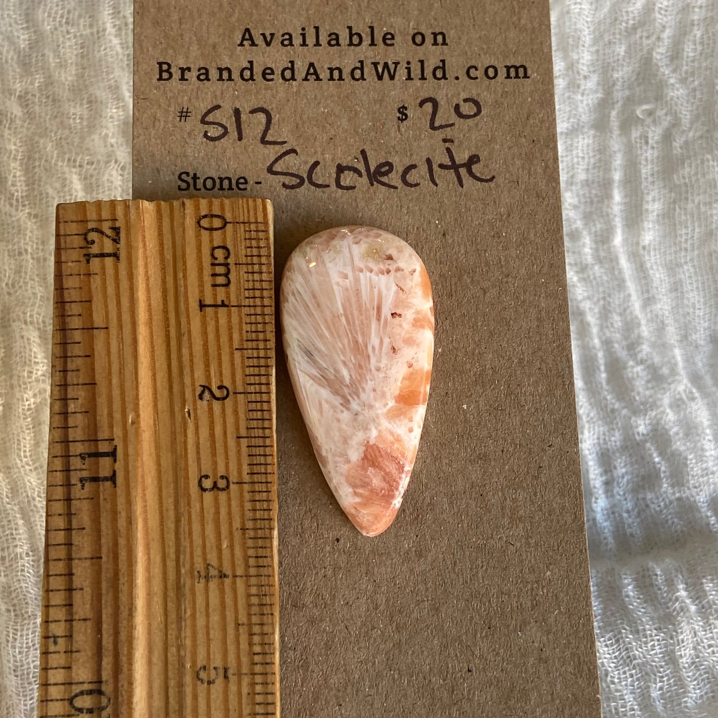 Scolecite Cabochon - S12