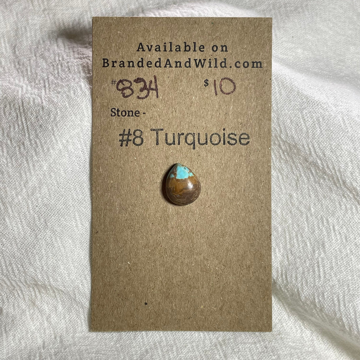 #8 Turquoise Cabochon - #834