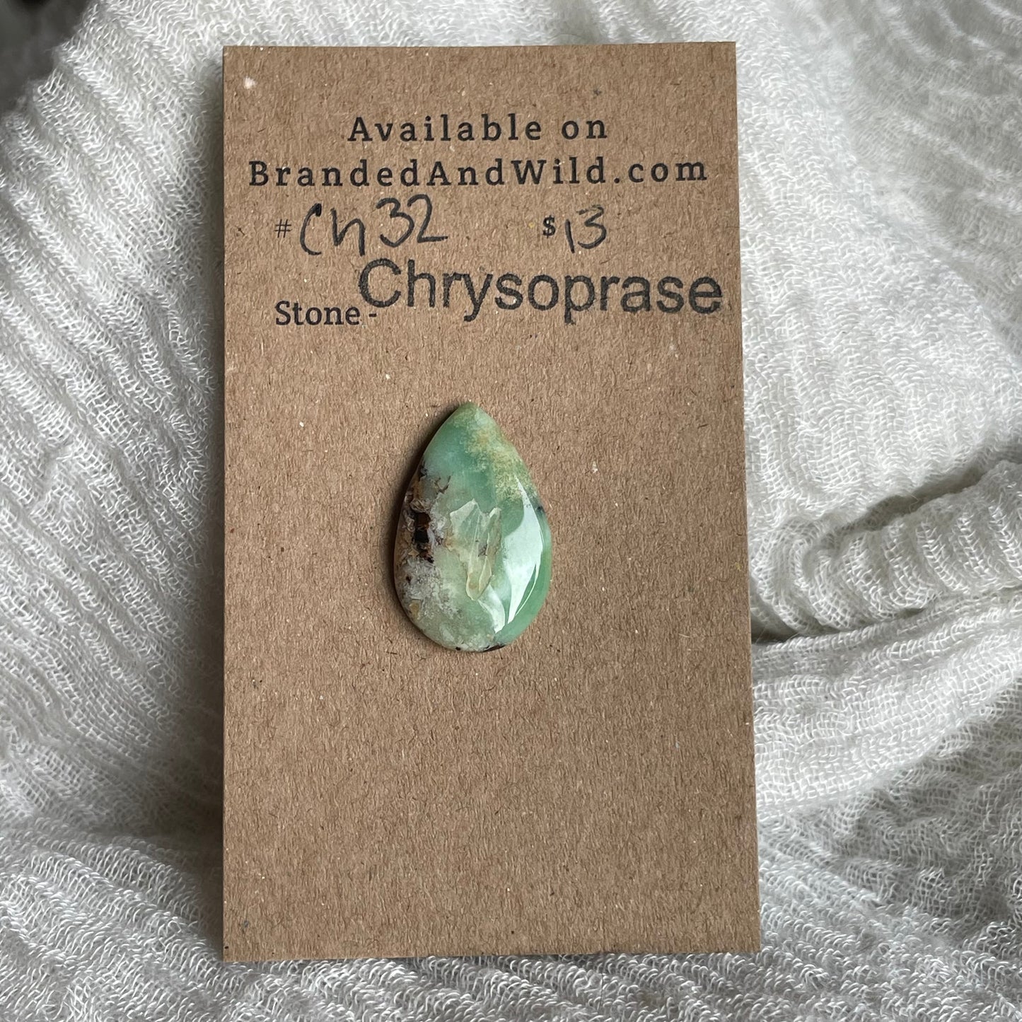 Chrysoprase Cabochon - Ch32