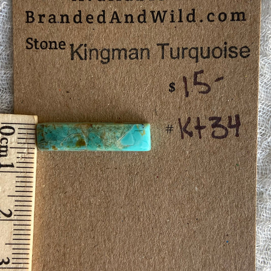 Kingman Turquoise Cabochon - KT34