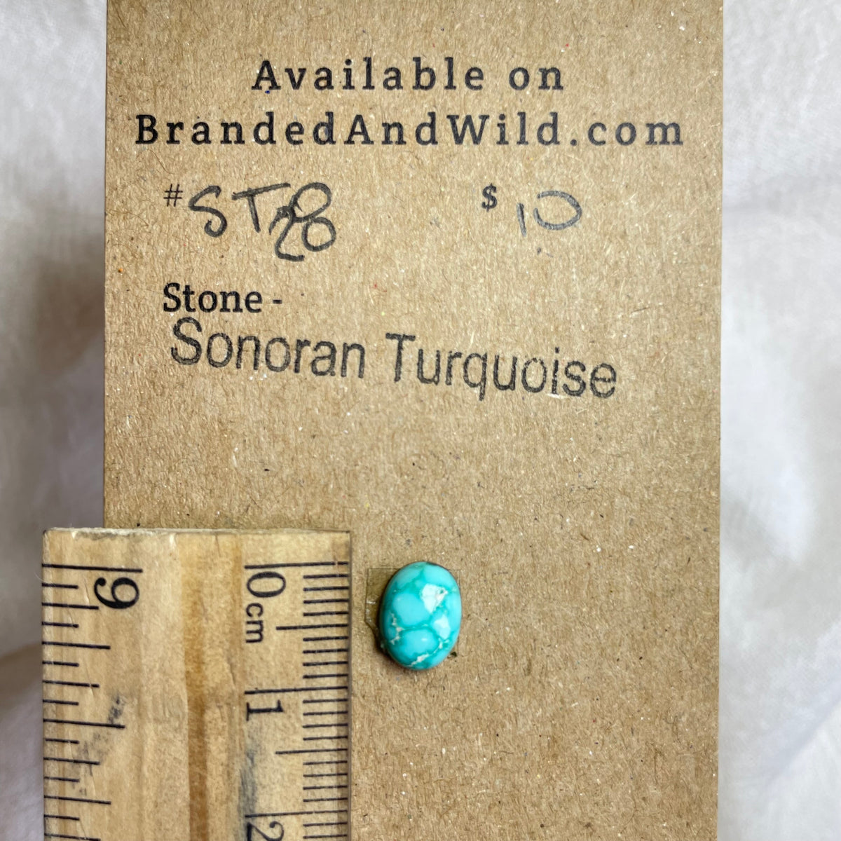 Sonoran Turquoise Cabochon - ST28 18C8258A-FC49-4E5A-9BF7-071B5DD37DE9 Brandedandwild.com