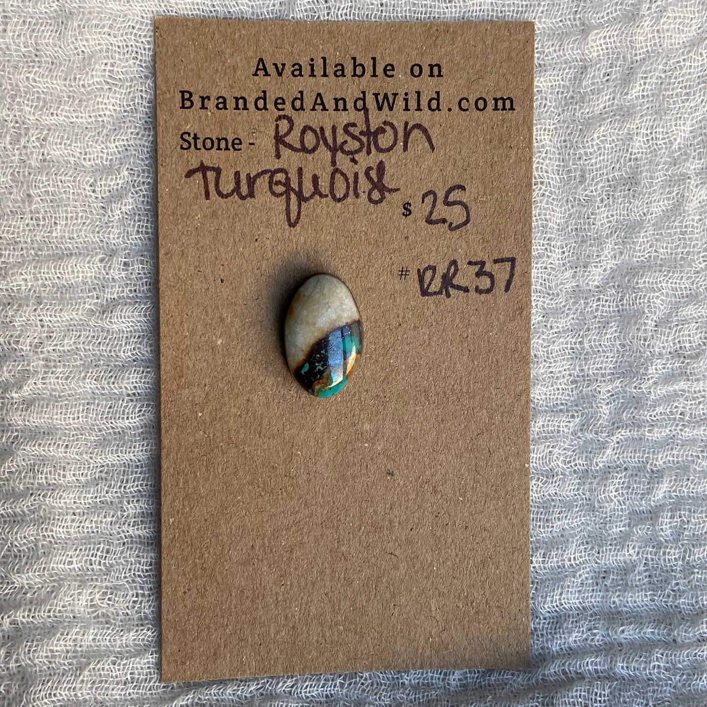 Royston Ribbon Turquoise Cabochon RR37
