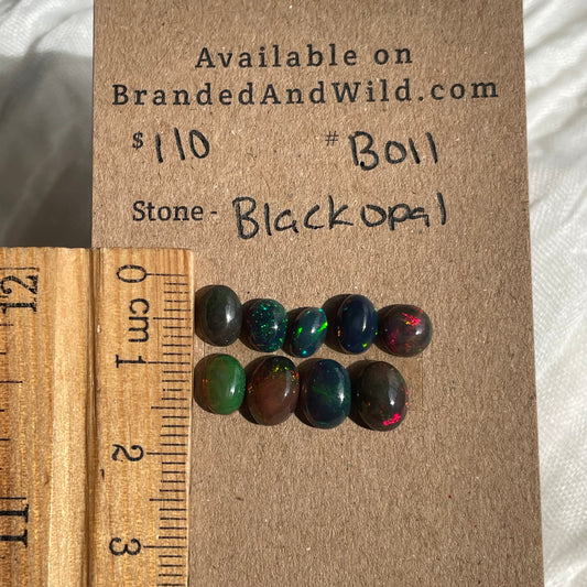 Black Opal - Cabochon - B011 1903B2AD-E849-413C-9A38-B84727B06313 Brandedandwild.com