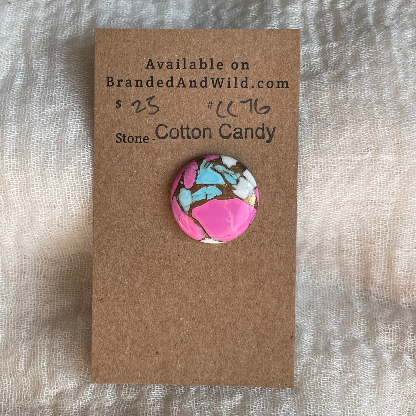 Cotton Candy Cabochon - CC76 19064028-206D-457A-98B7-AC16CB117048 Brandedandwild.com