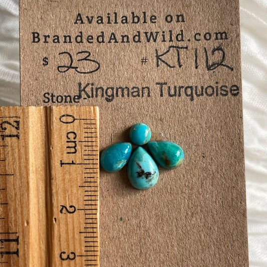 Kingman Turquoise Cabochon - KT112 190A4AFA-534D-48CC-AC78-E573539B9F2D Brandedandwild.com