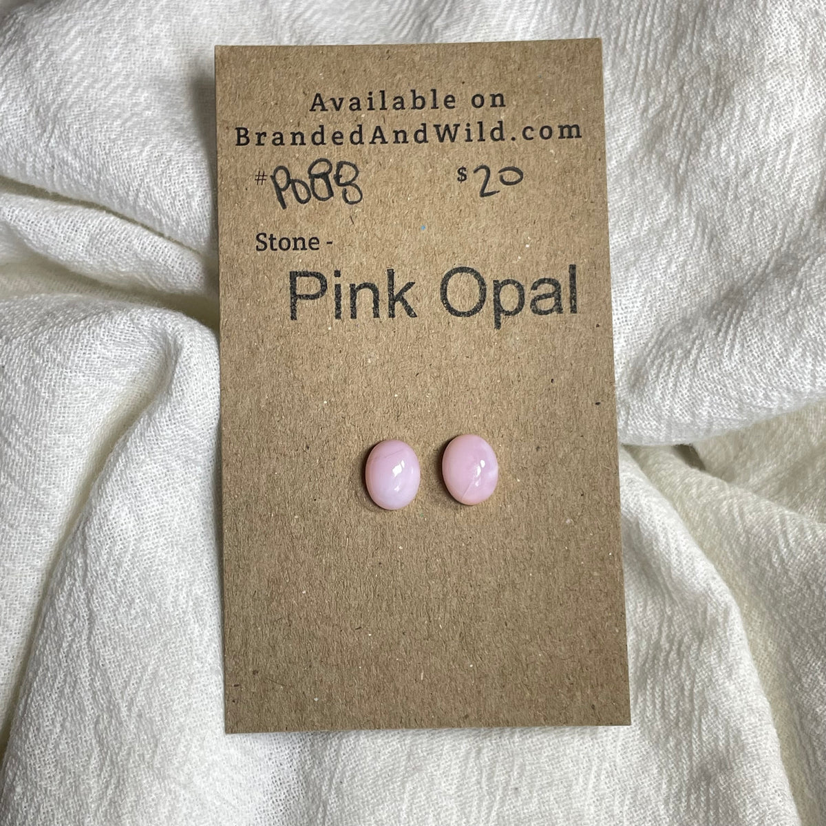 Pink Opal Cabochon - PO88 190C7887-5B06-4B3A-9E16-1E324D5F27C5 Brandedandwild.com