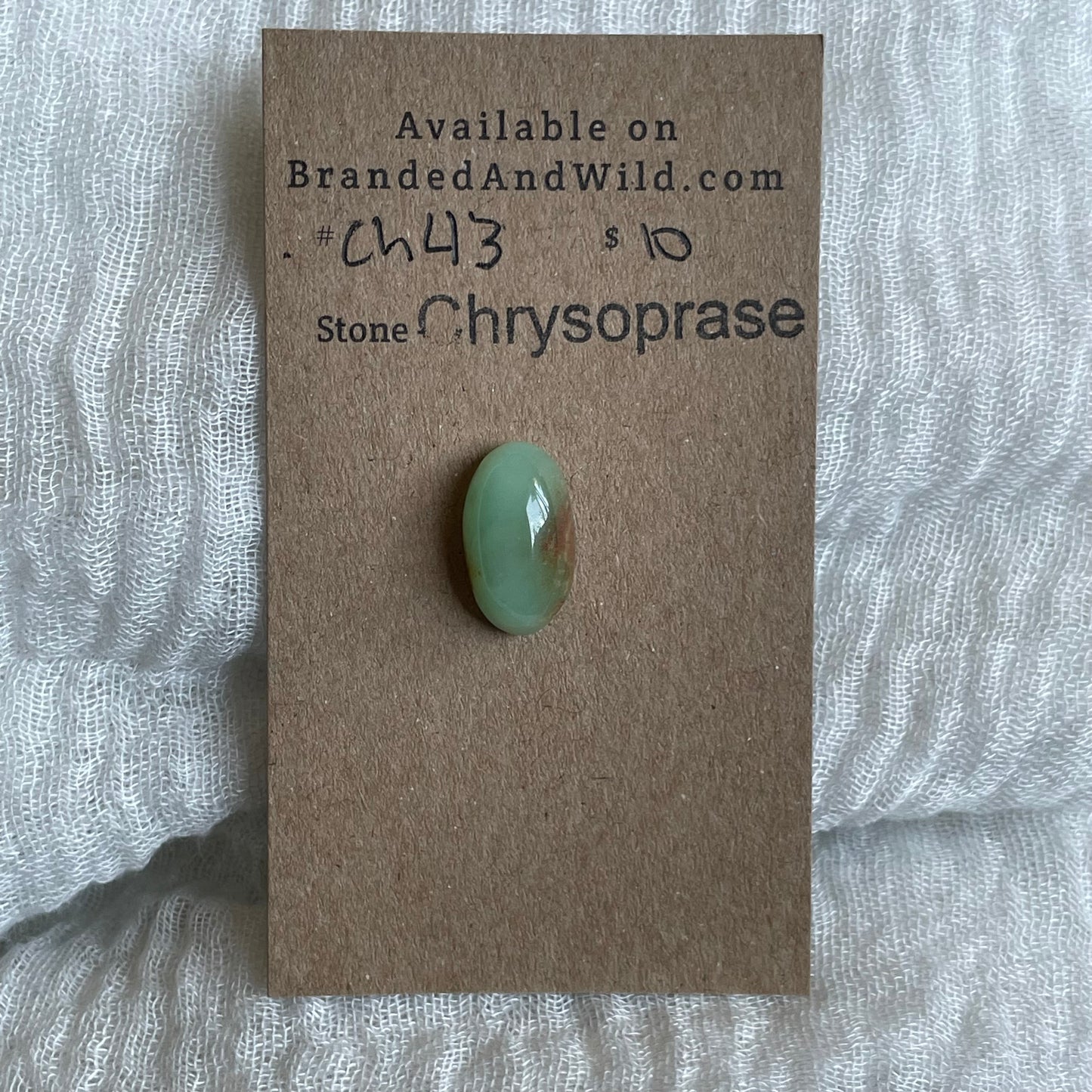 Chrysoprase Cabochon - Ch43