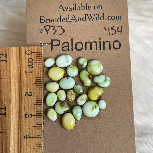 Palomino Cabochon - P33 194FA0B2-6304-4C5D-847D-9B82917AB06F Brandedandwild.com