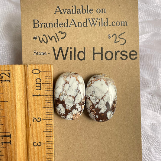 Wild Horse Cabochon - WH13 19592E92-6E8E-45B8-80F7-15CD1642FF89 Brandedandwild.com