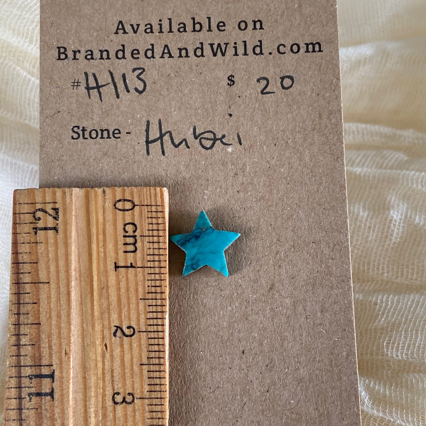 Hubei Turquoise Cabochon - H113 196EC097-A47A-465B-A747-DABE75F054B5 Brandedandwild.com