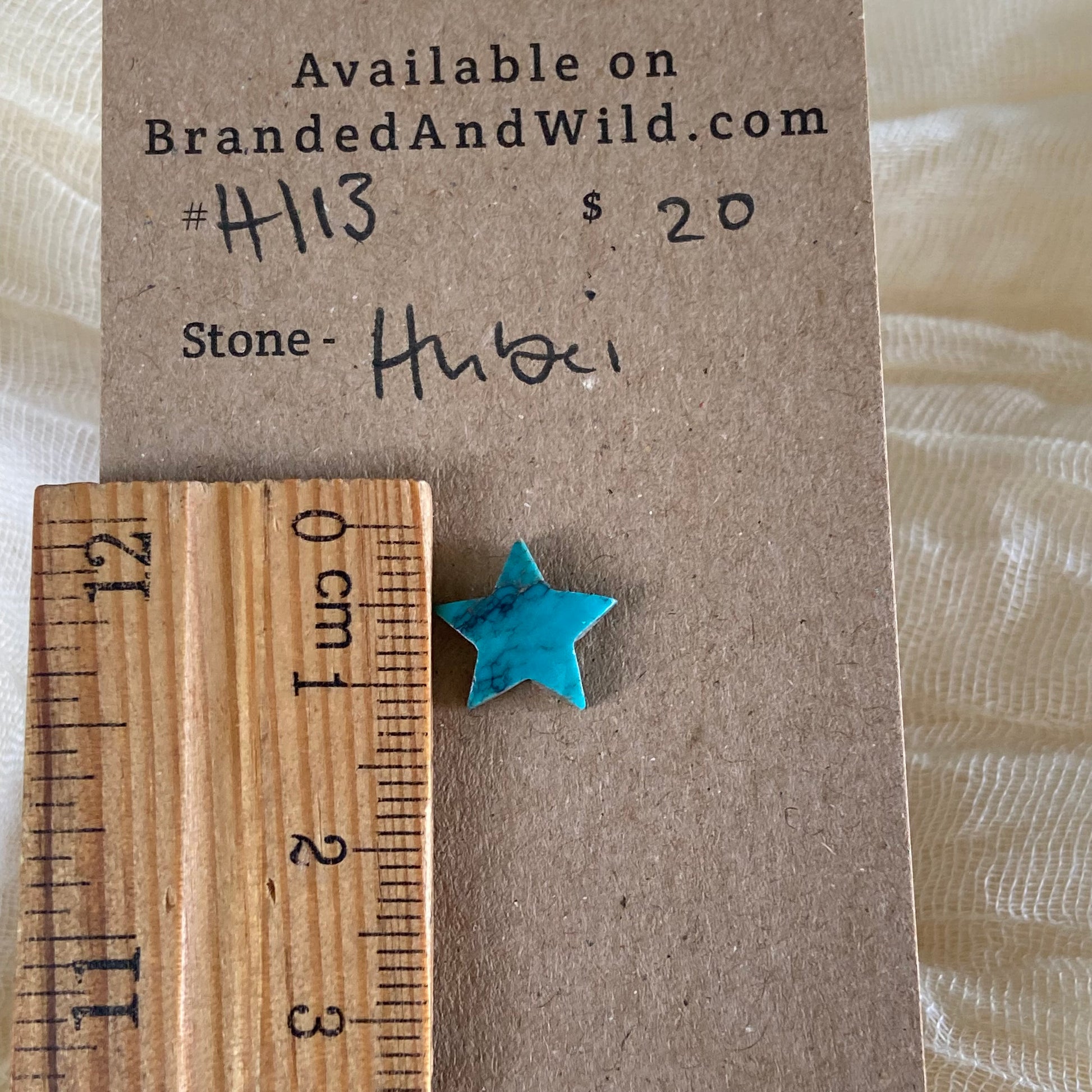 Hubei Turquoise Cabochon - H113 196EC097-A47A-465B-A747-DABE75F054B5 Brandedandwild.com