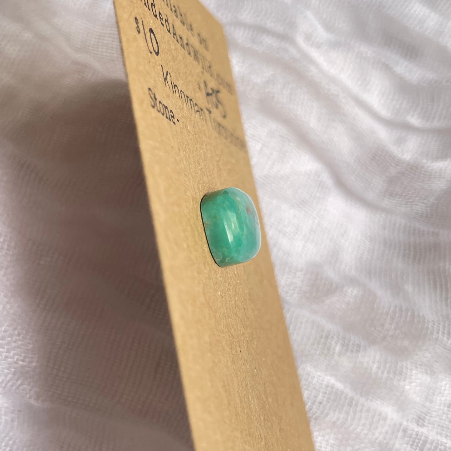 Kingman Turquoise Cabochon - KT05 197B4EC1-A65A-4B17-BCB8-E82470866E2E Brandedandwild.com