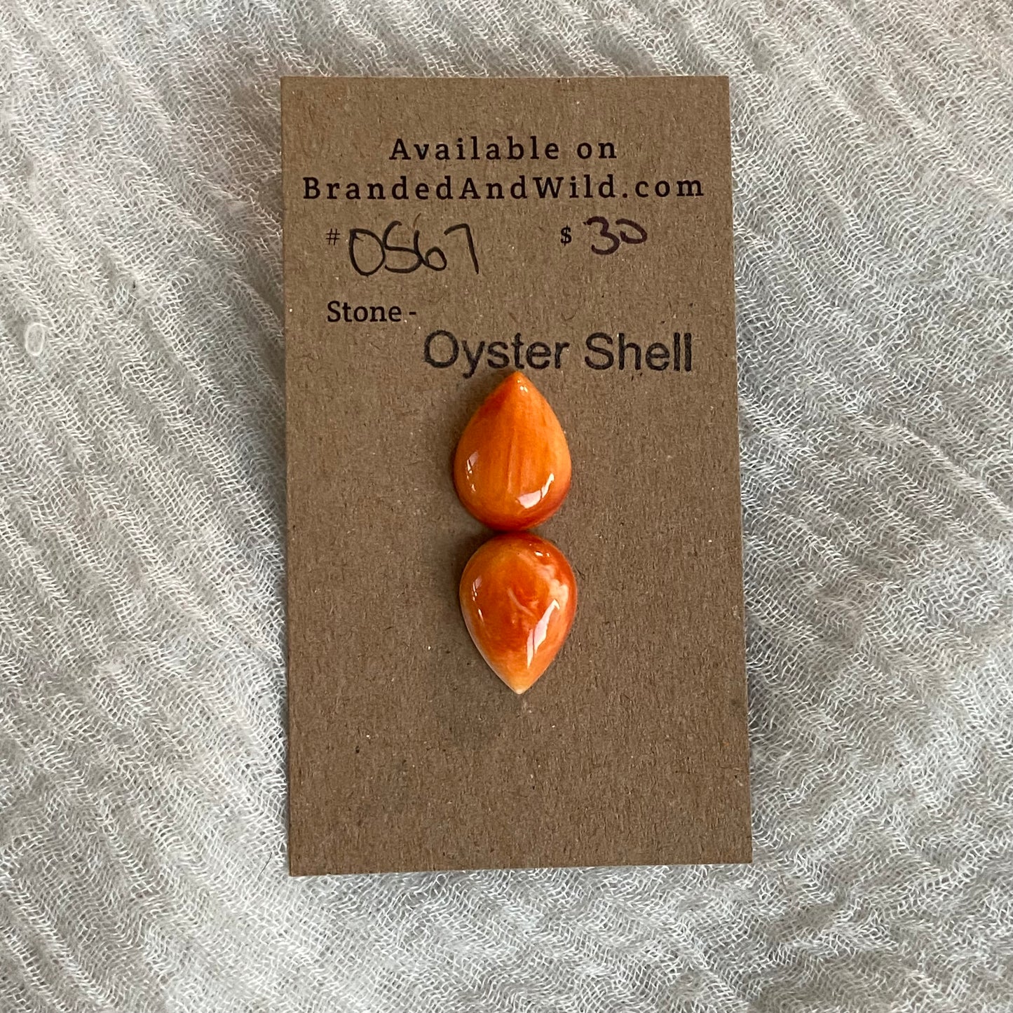 Oyster Shell Cabochon - OS67