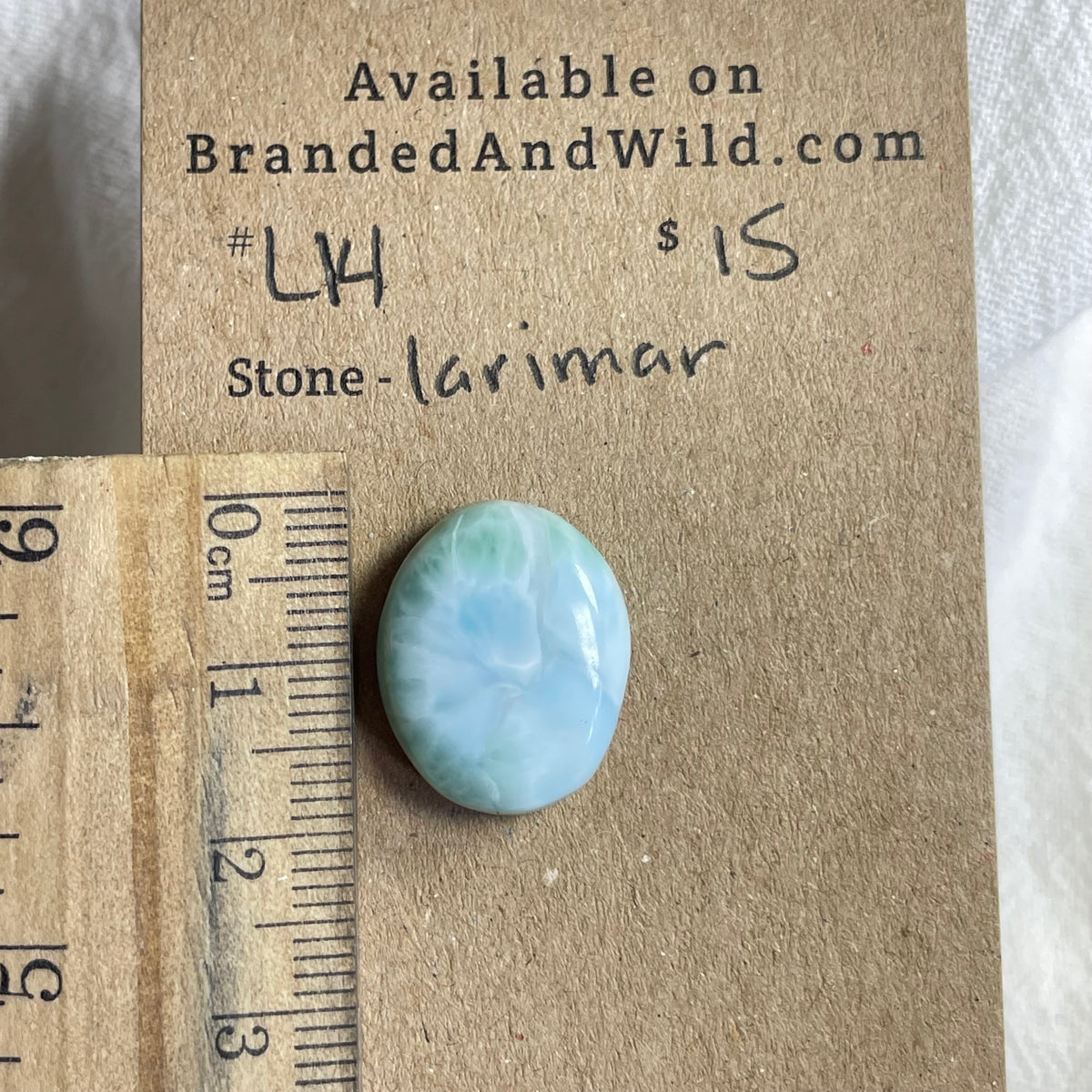 Larimar Cabochon - L14 197EFA5B-7F85-4472-BB33-63F871037668 Brandedandwild.com