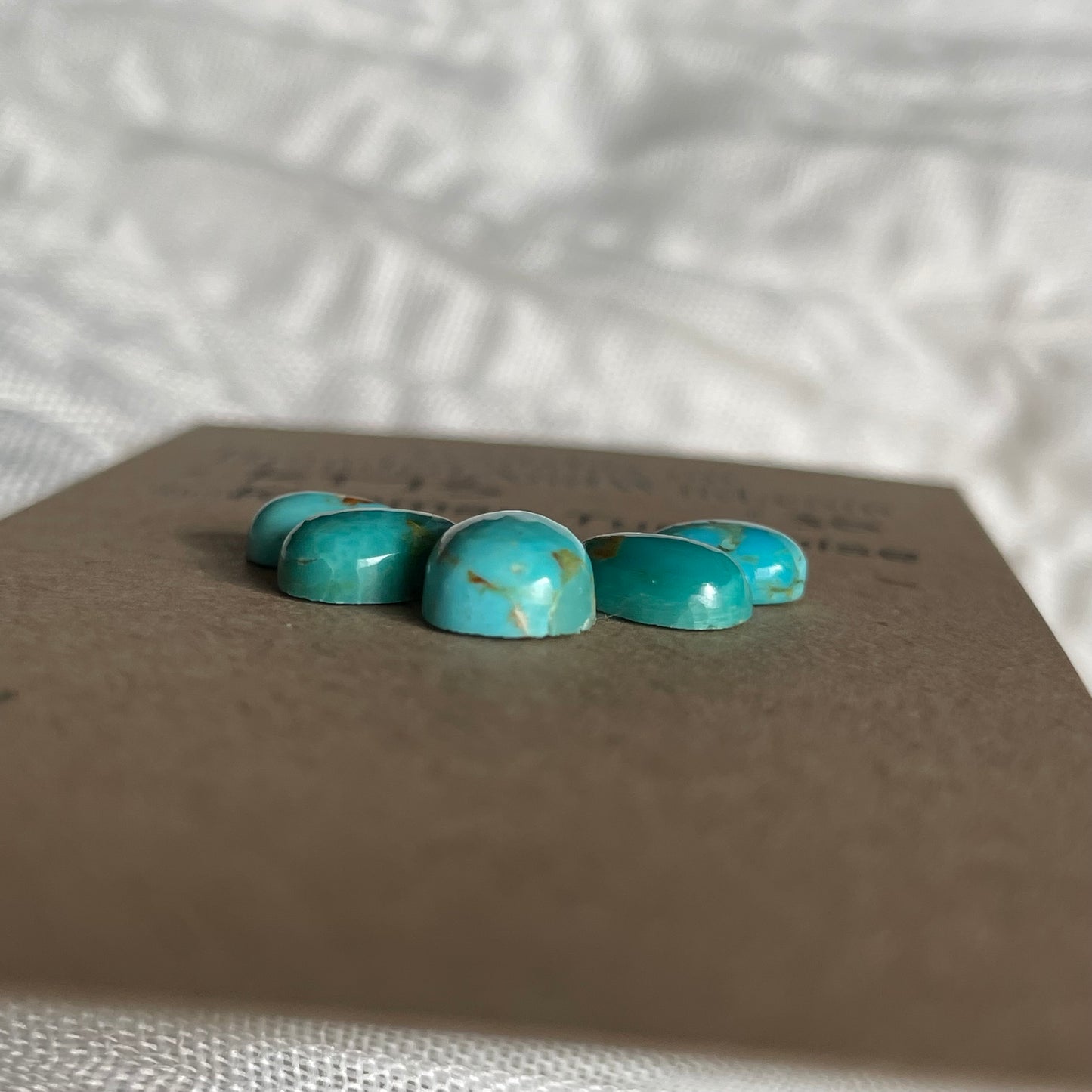 Kingman Turquoise Cabochon - KT73 19B53B4F-9198-46EA-8AFD-45A50CE10C38 Brandedandwild.com