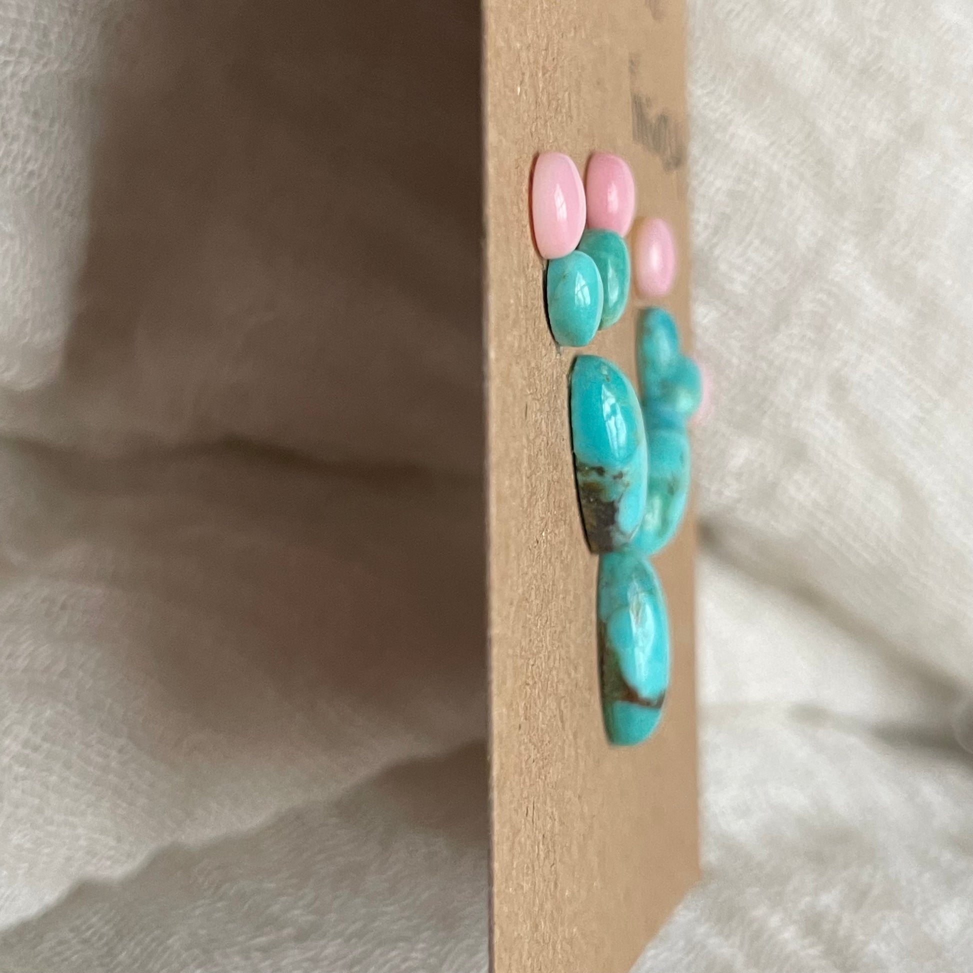 Kingman / Pink Conch Cabochon - Mix124 19BDD0B8-01F1-4A0F-AD0A-7E031EA4199E Brandedandwild.com