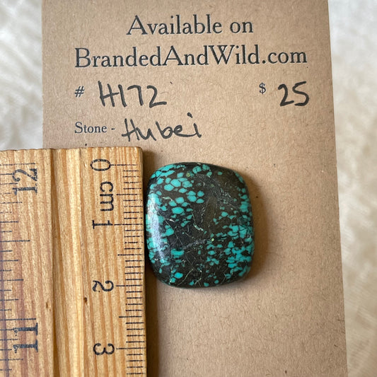 Hubei Turquoise Cabochon - H172 19C8BB5E-4790-4FAC-9FBA-3724CCF0C6E1 Brandedandwild.com