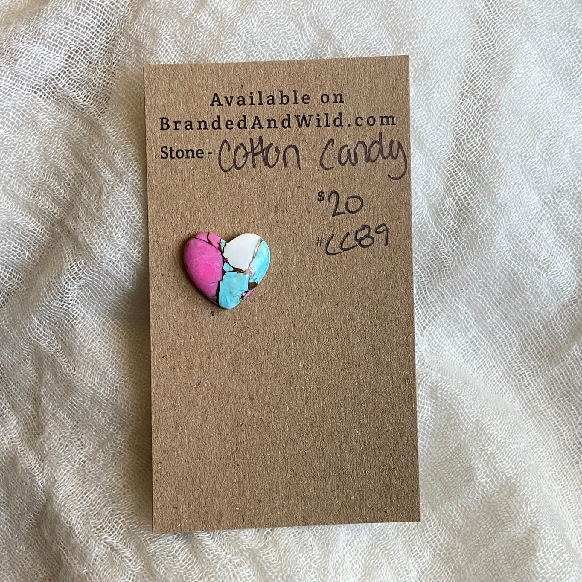 Cotton Candy Cabochon - CC89 19D51326-C855-47FE-BFC0-741C501F3DFF Brandedandwild.com