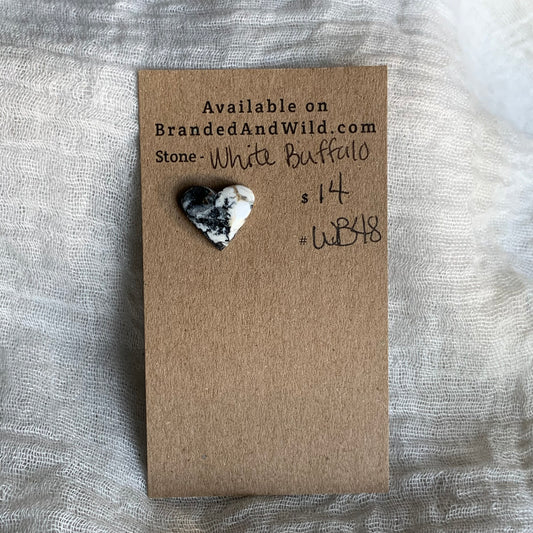 White Buffalo Cabochon - WB48