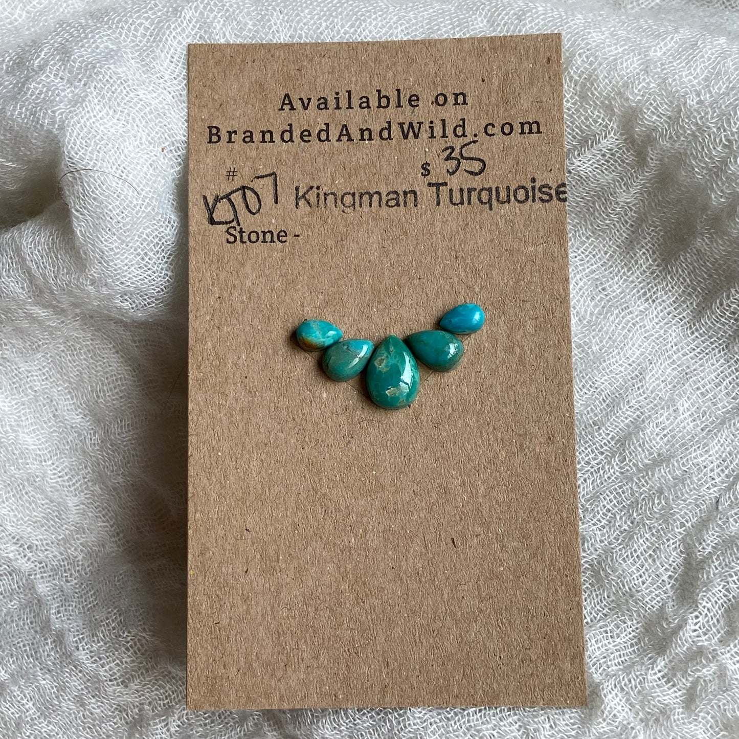 Kingman Turquoise Cabochon - KT07