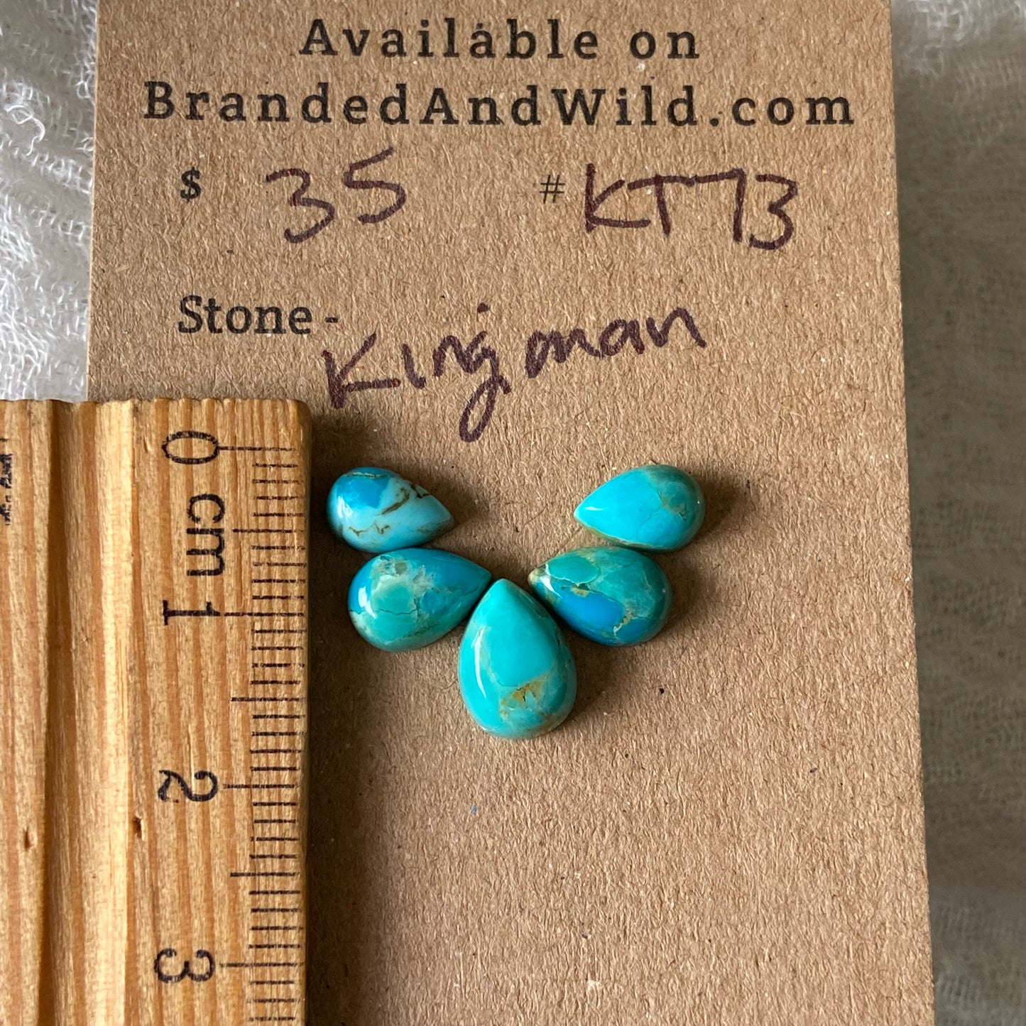 Kingman Turquoise Cabochon - KT73