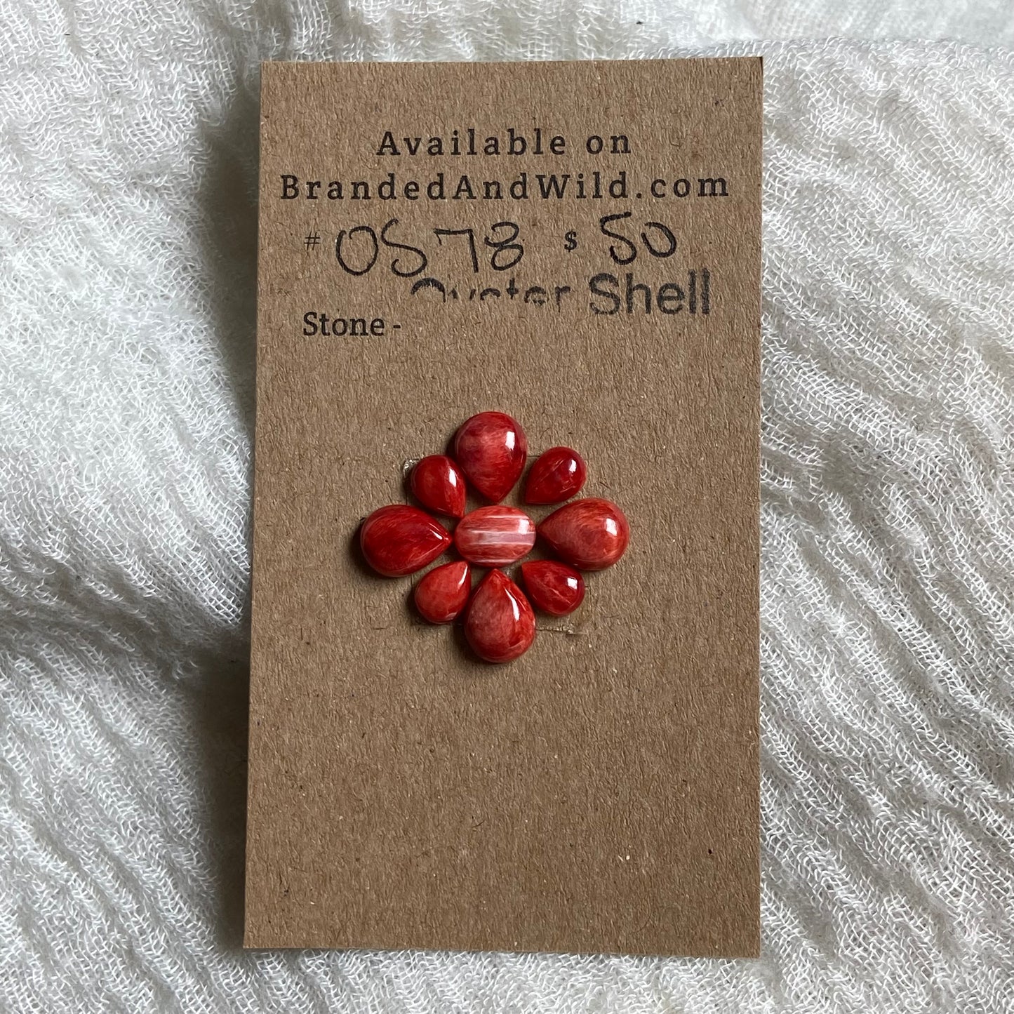 Oyster Shell Cabochon - OS78