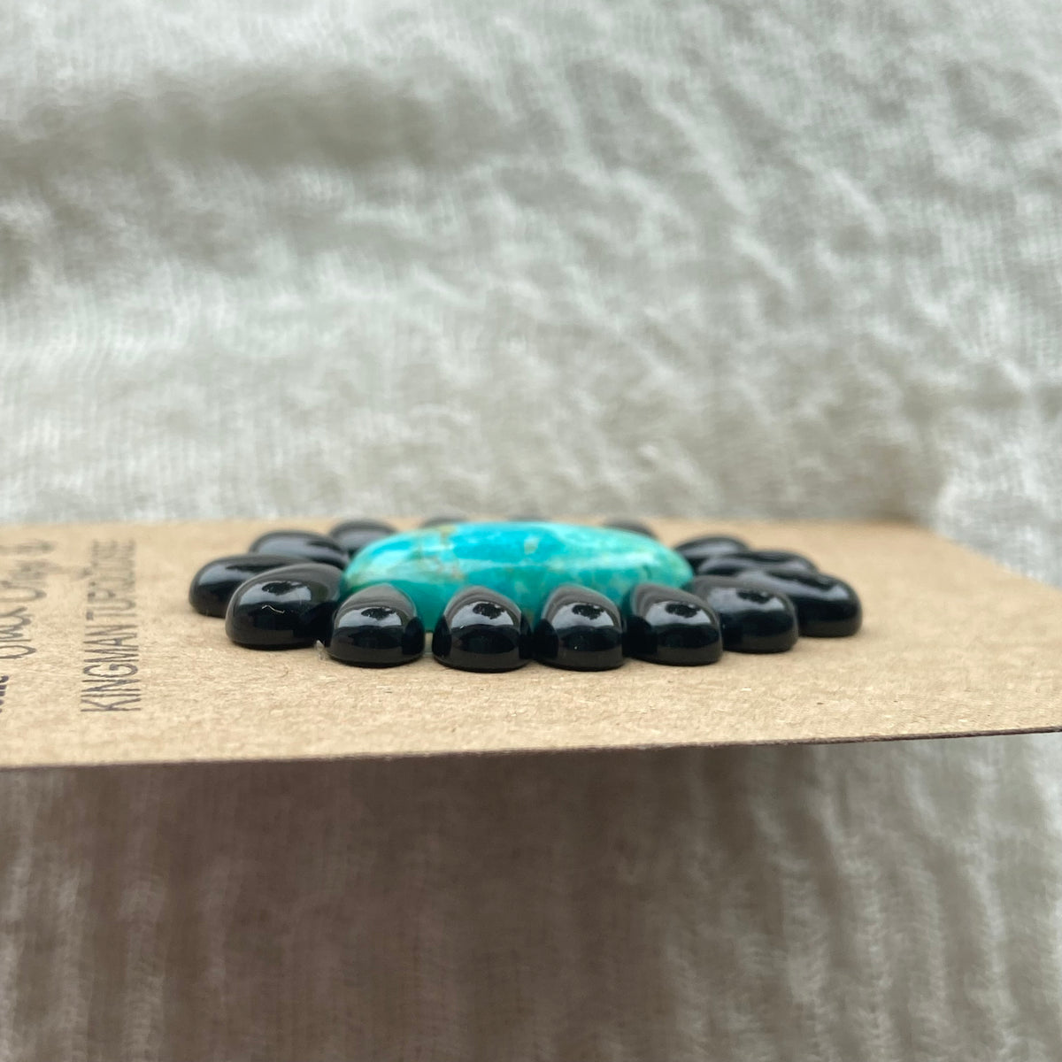Kingman / Black Onyx Cabochon - Mix52