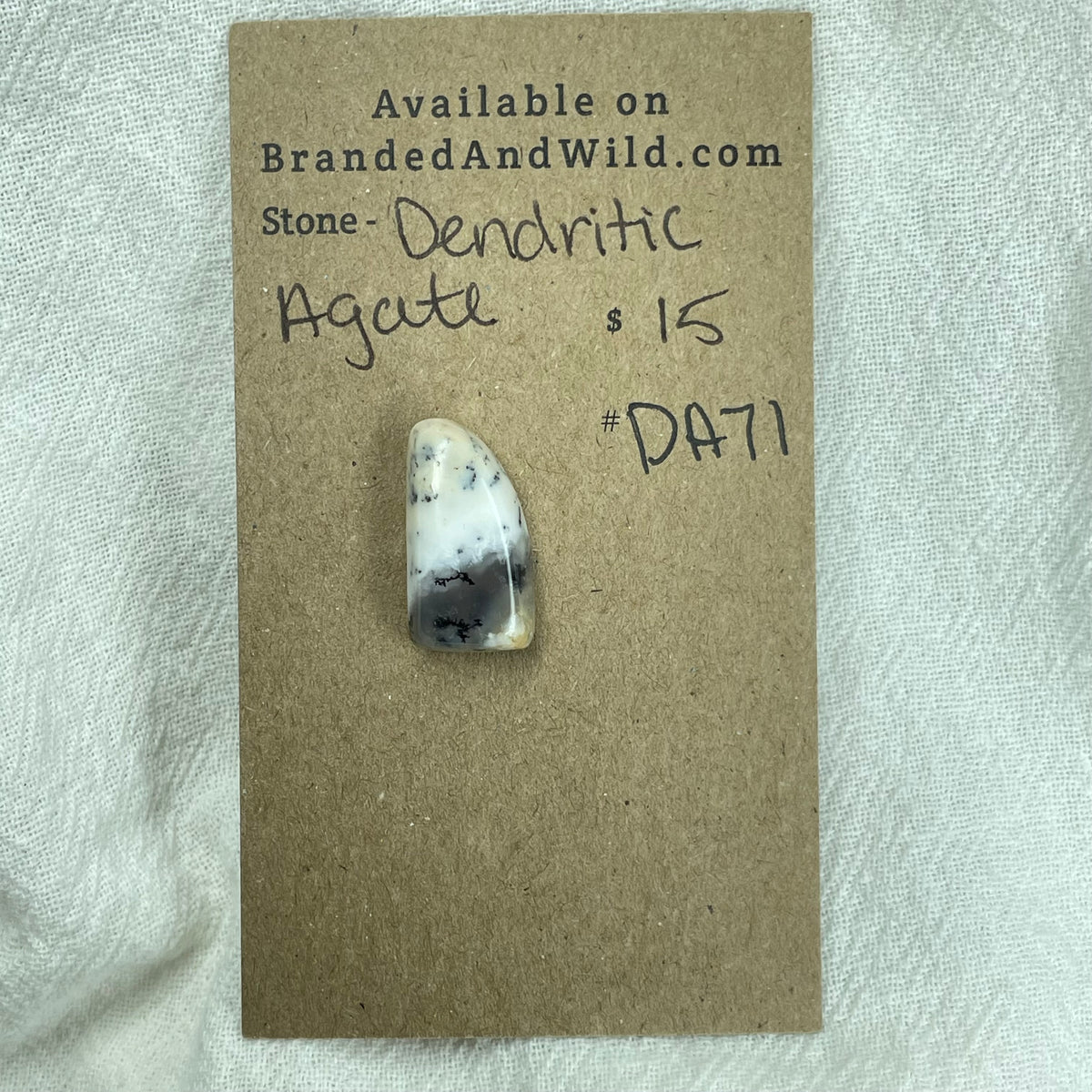 Dendritic Agate Cabochon - DA71 1A6EA4AA-81DA-4EAA-B95B-8BC0D0757517 Brandedandwild.com