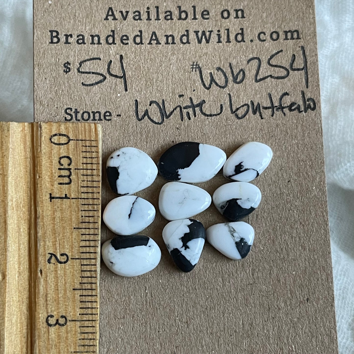 White Buffalo Cabochon - WB254