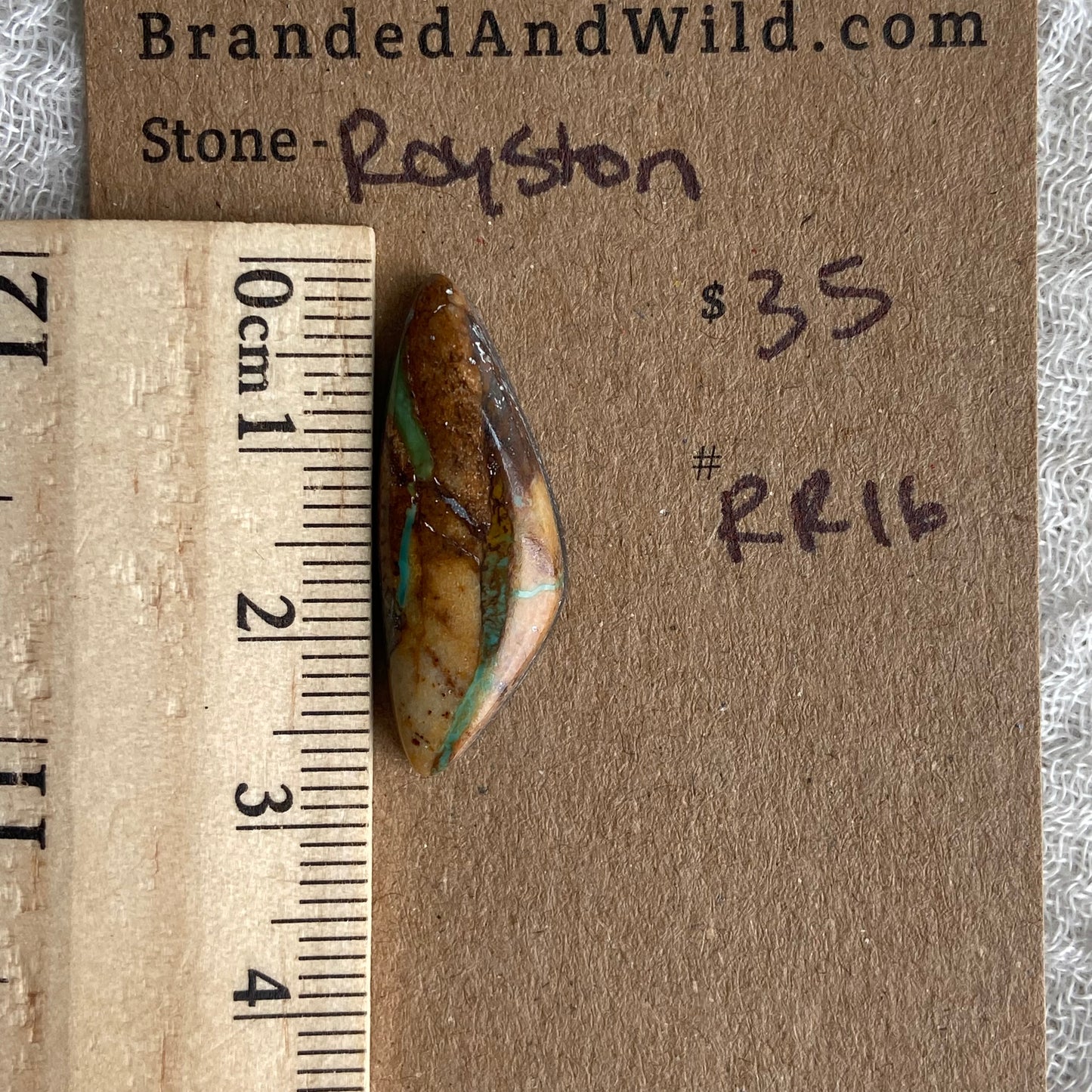 Royston Ribbon Turquoise Cabochon RR16