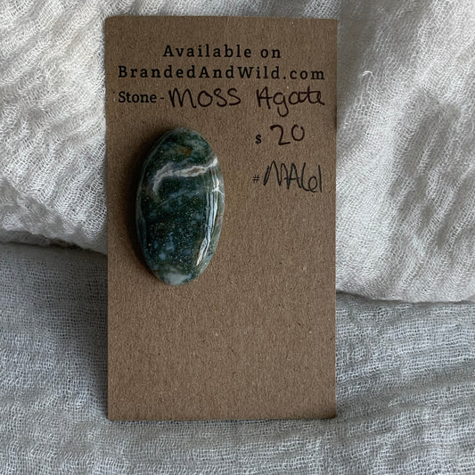 Moss Agate Cabochon - MA61