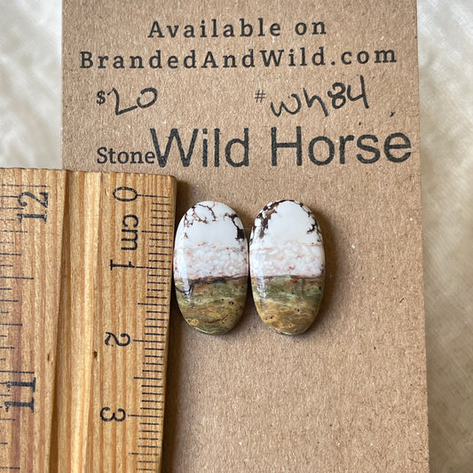 Wild Horse Cabochon - WH84 1ADCF155-DF7B-4E9A-B19C-8B73FC8AD05C Brandedandwild.com