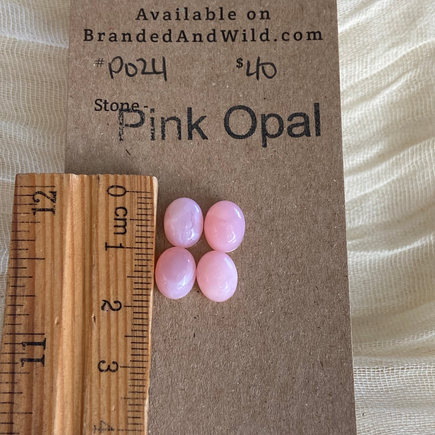 Pink Opal Cabochon - P024