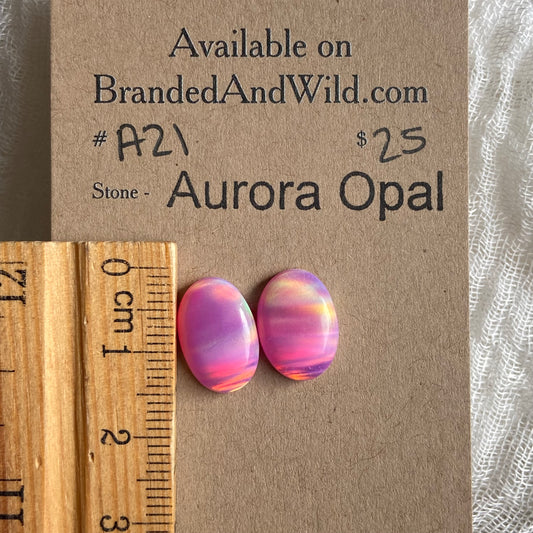 Aurora Opal Cabochon - A21 1B4D36FB-5B8D-4064-A3E7-A52C182CFAAF Brandedandwild.com