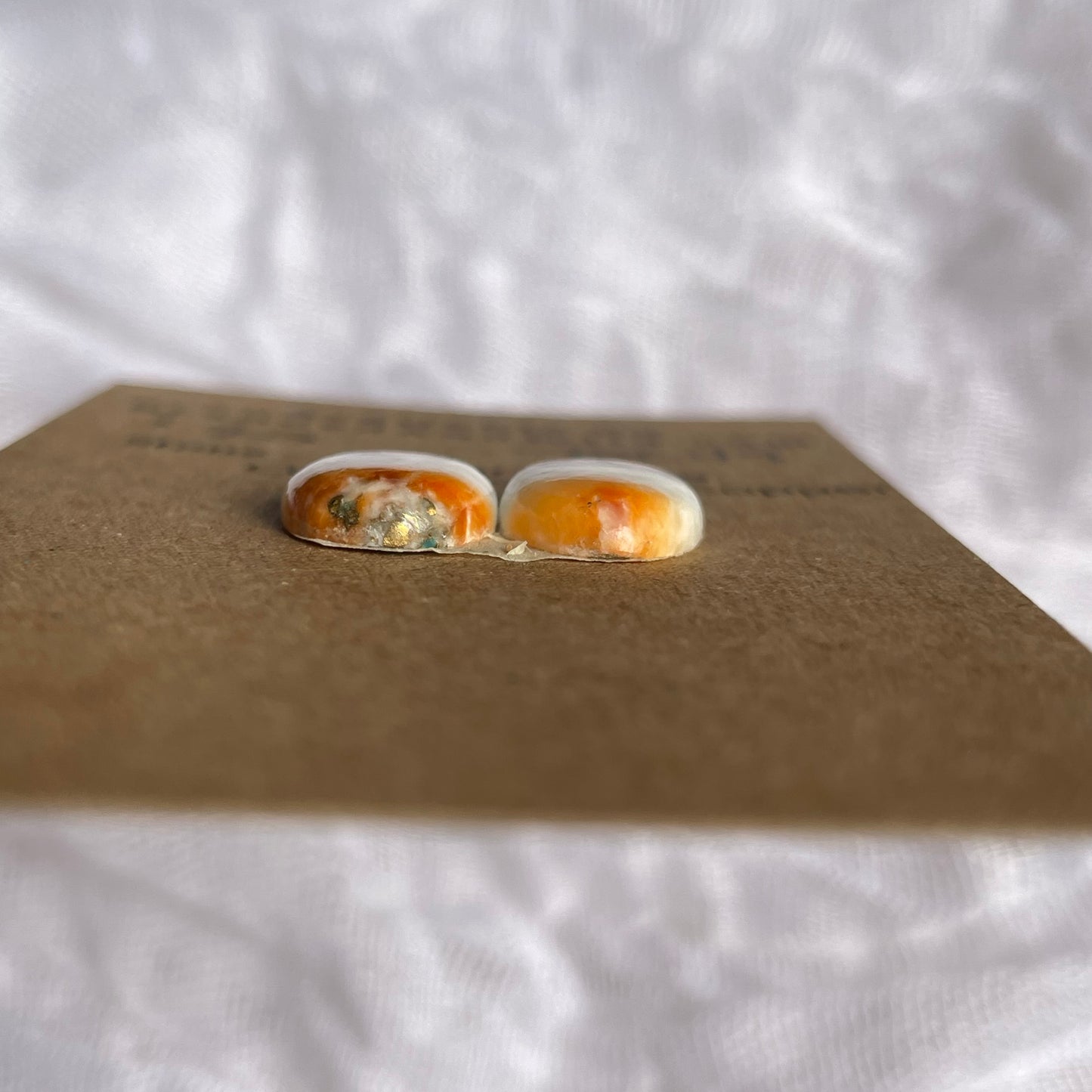Turquoise, Oyster Shell, Copper Cabochon - TOC49 1B50E777-1AA3-4F9B-84BA-18B04094D867 Brandedandwild.com
