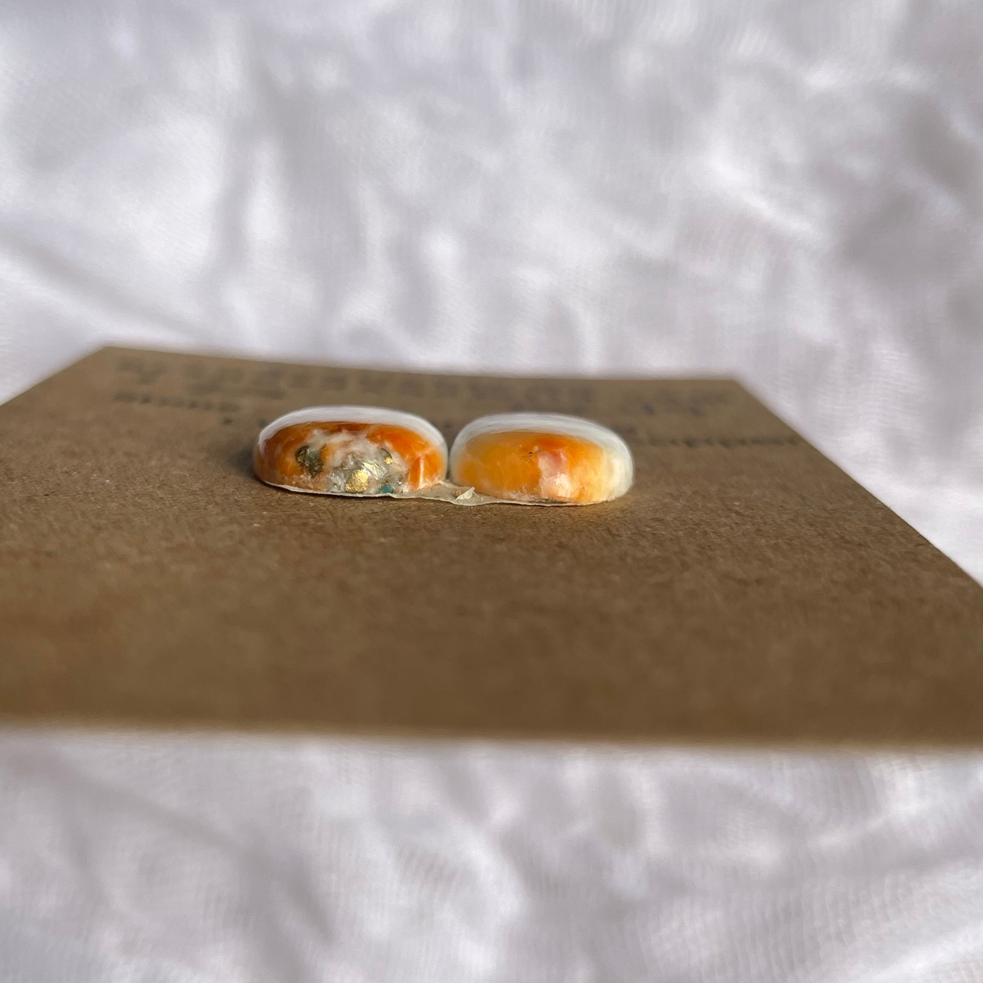 Turquoise, Oyster Shell, Copper Cabochon - TOC49 1B50E777-1AA3-4F9B-84BA-18B04094D867 Brandedandwild.com