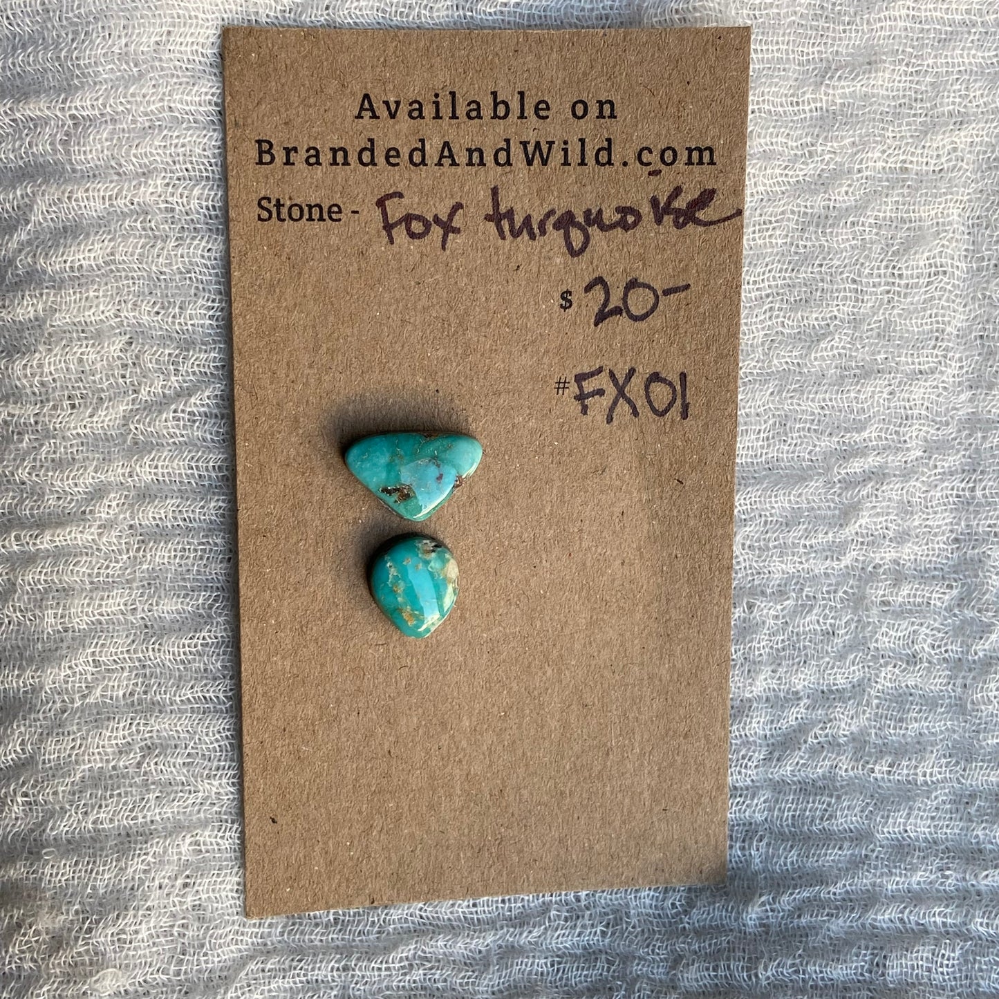 Fox Turquoise Cabochon - FX01