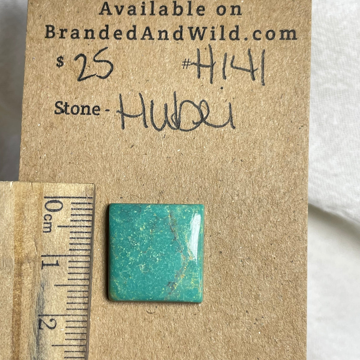 Hubei Turquoise Cabochon - H141 1B80C1A6-C27B-4CC2-9272-B823C290E9F8 Brandedandwild.com