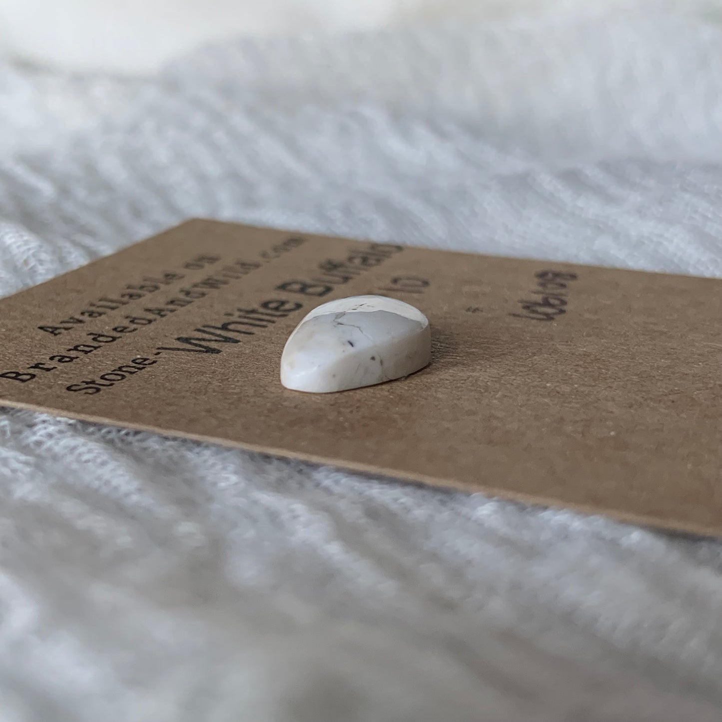 White Buffalo Cabochon - WB108