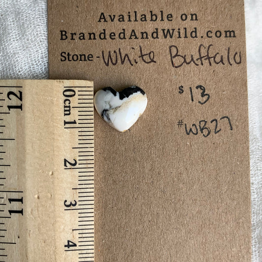 White Buffalo Cabochon - WB27