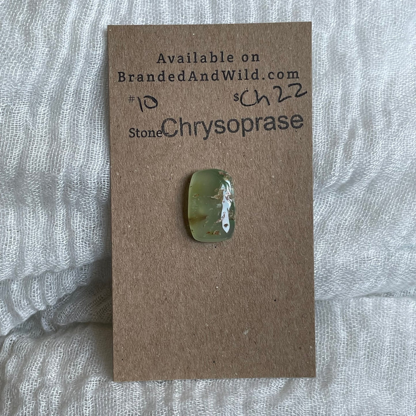 Chrysoprase Cabochon - Ch22