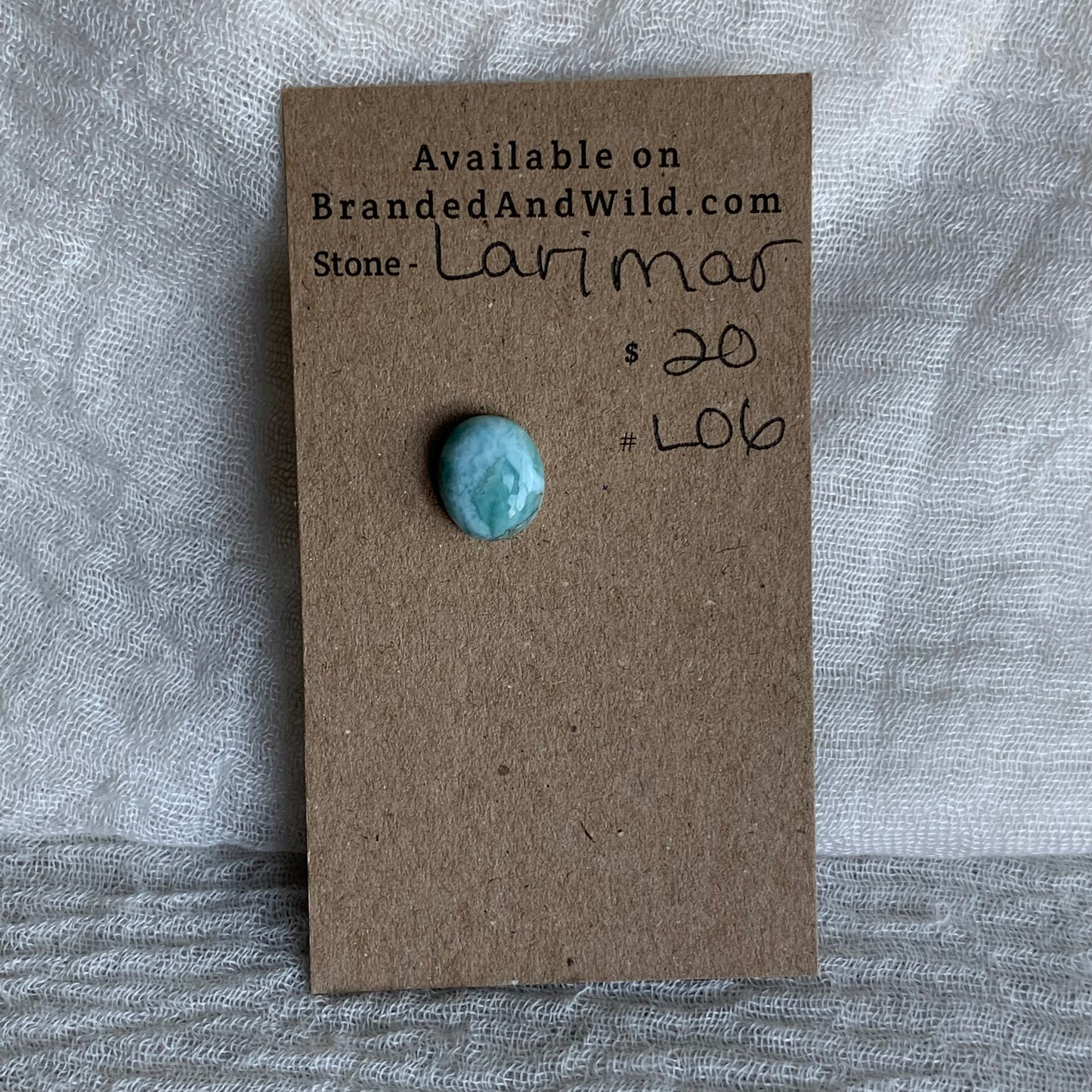 Larimar Cabochon - L06