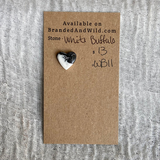 White Buffalo Cabochon - WB11