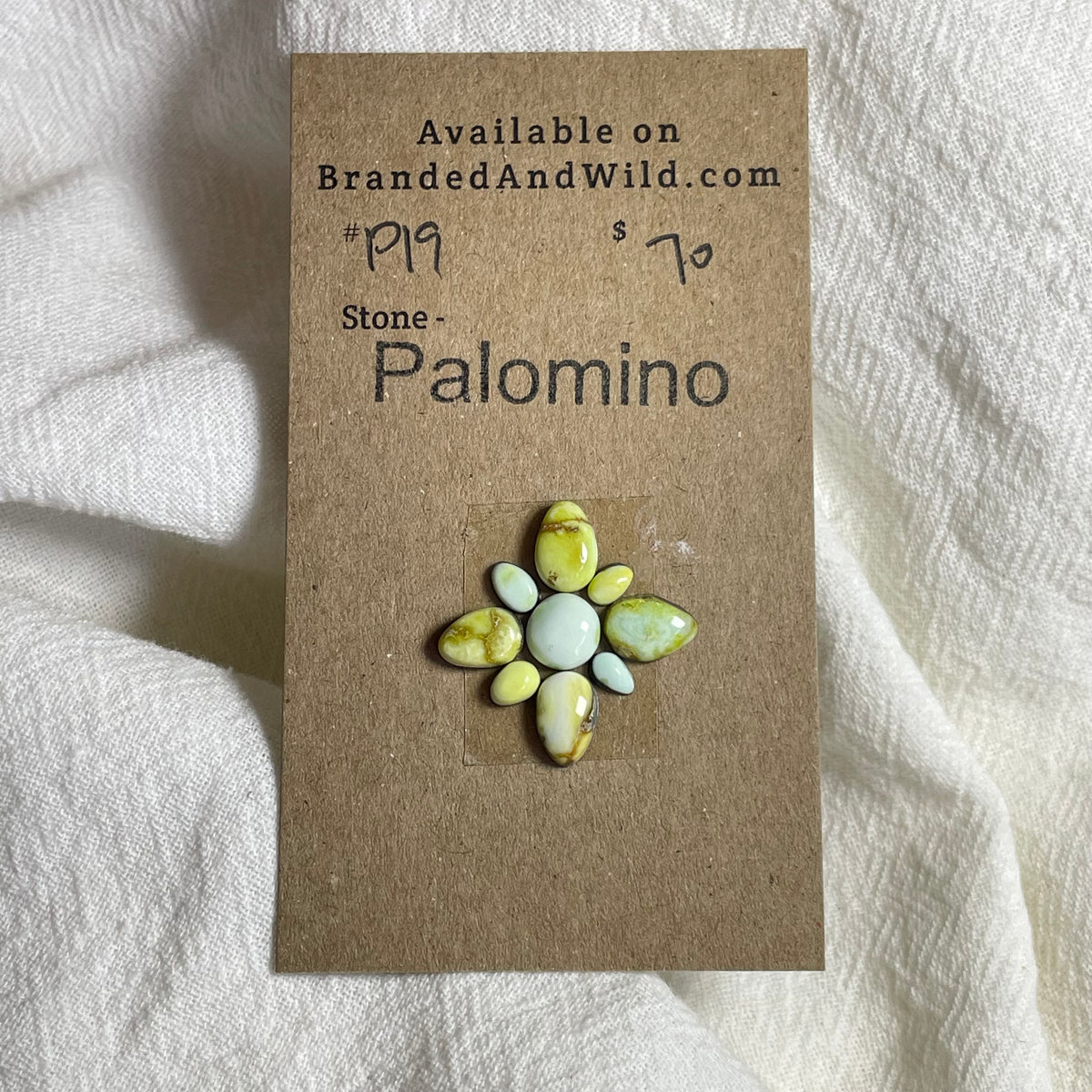 Palomino Cabochon - P19 1BE1DCBE-B937-4F7F-A47F-6620DC23ED78 Brandedandwild.com