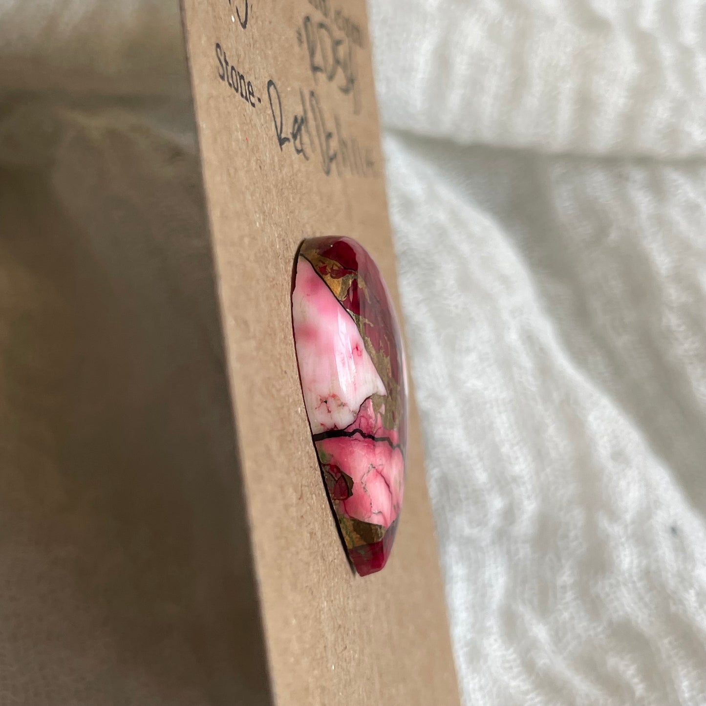 Red Dahlia Cabochon - RD54
