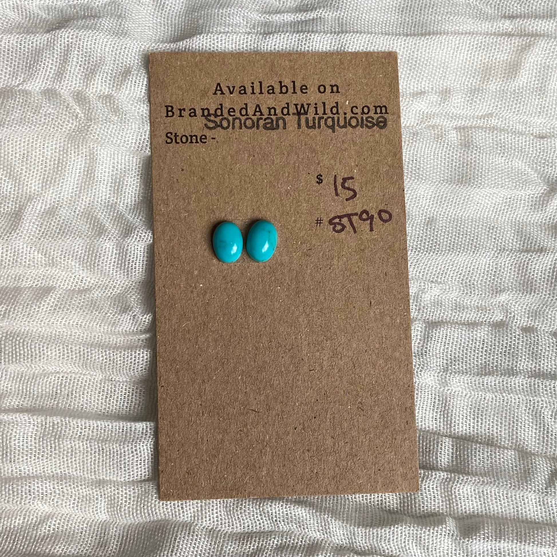 Sonoran Turquoise Cabochon - ST90 1C09C548-2BE0-4ED1-8153-0C1F9FAD970A Brandedandwild.com