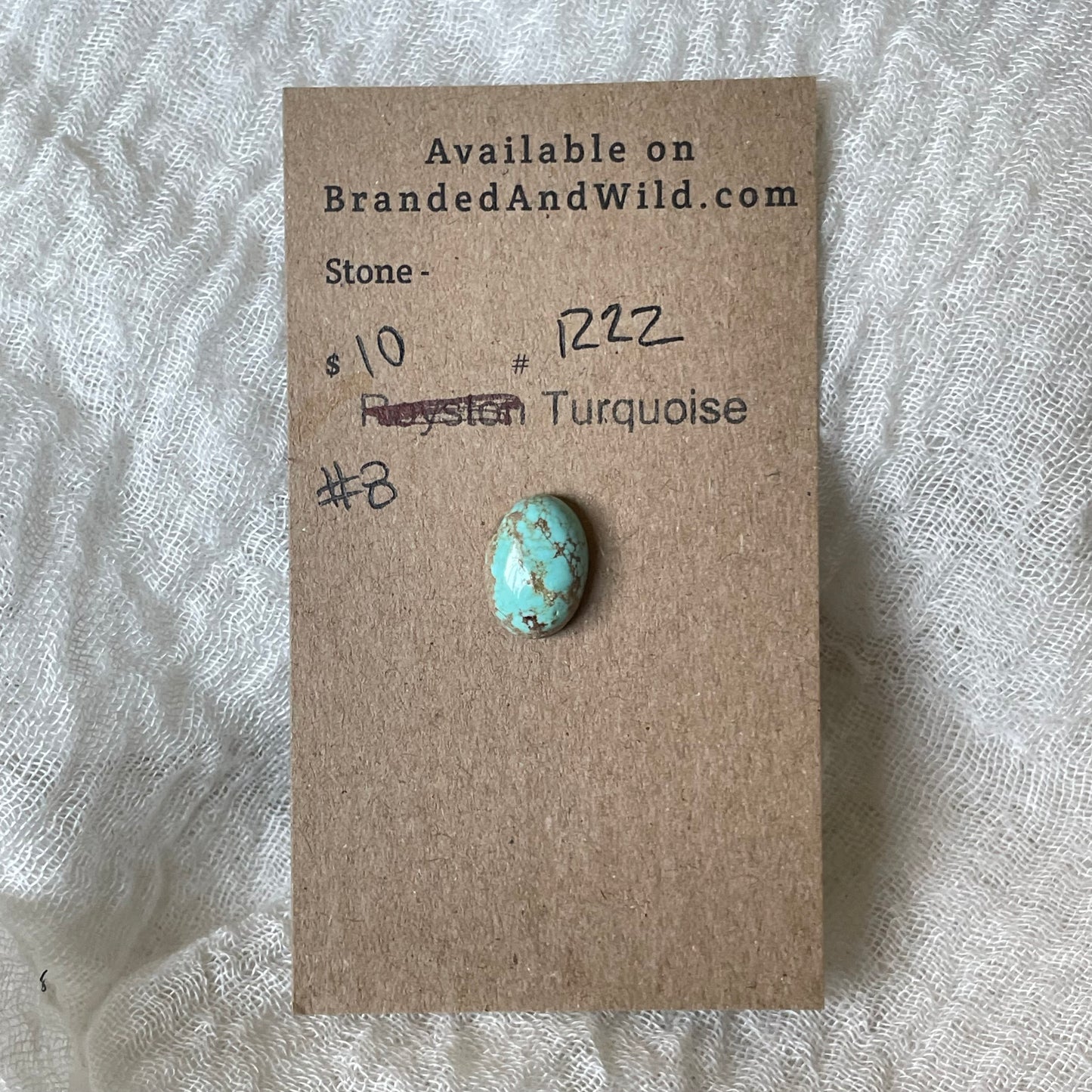 #8 Turquoise Cabochon - R22 1C189EC4-636F-44C4-AE8C-8558C01A0A86 Brandedandwild.com